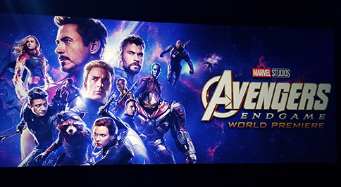 Avengers-Endgame World Premiere Title Screen