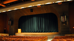 BU Tsai Performace Center stage