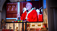 Cathedral of the Holy Cross interior - Cardinal O'Malley