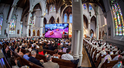 Cathedral of the Holy Cross interior - screen