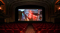 Tivoli Theatre screen with streetscape