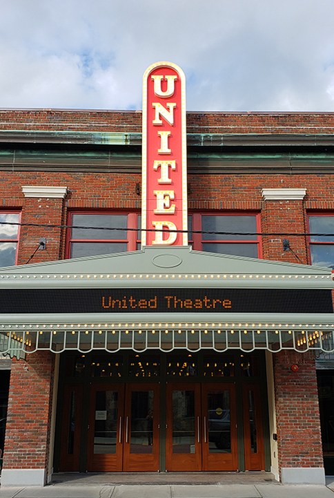 United Theatre - marquee